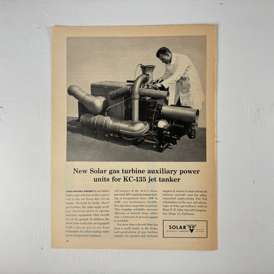 Solar KC-135 Auxiliary Turbine