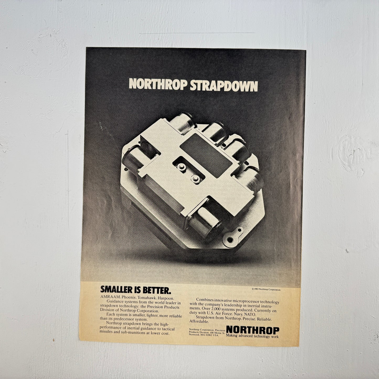 Northrop Strapdown Guidance
