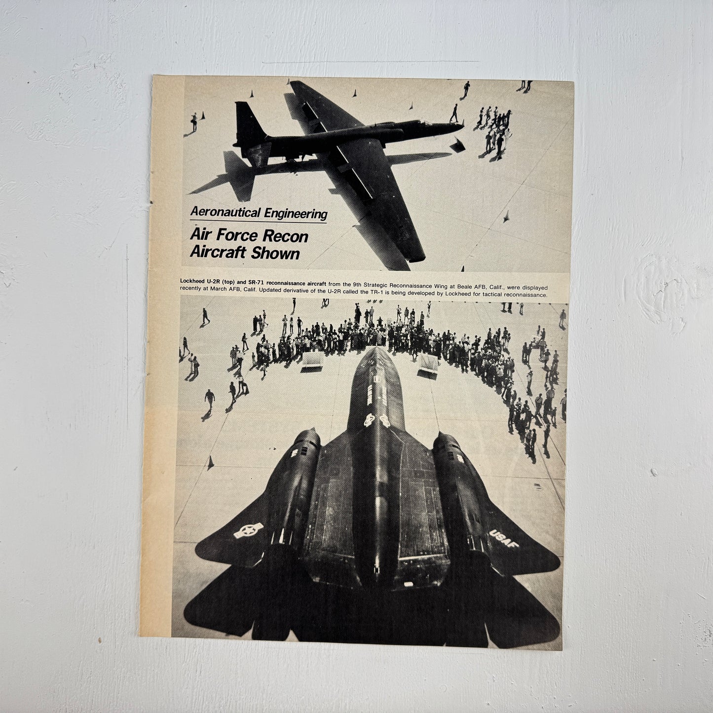 Air Force Recon Aircraft Article