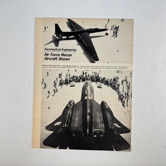 Air Force Recon Aircraft Article