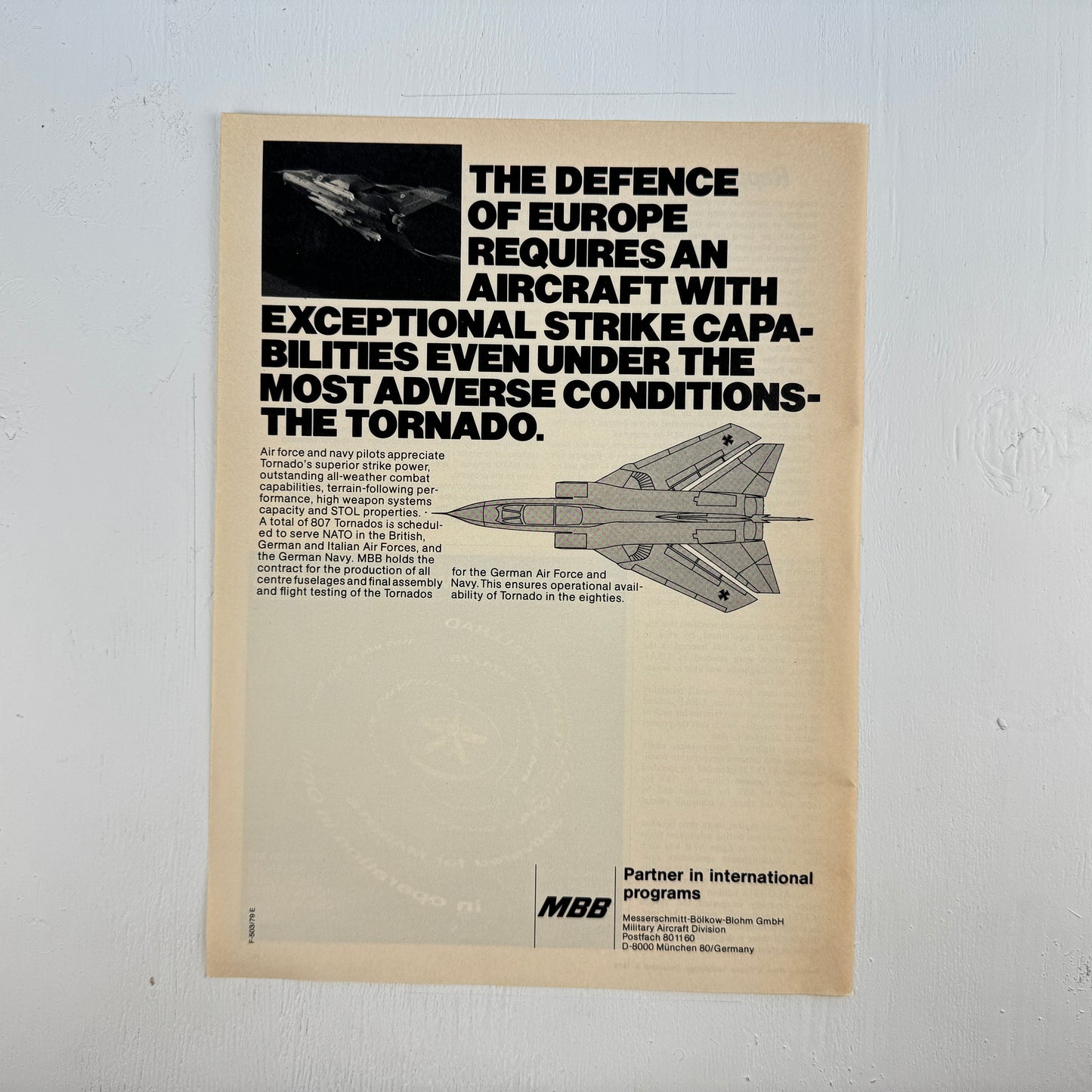 MBB Tornado Ad