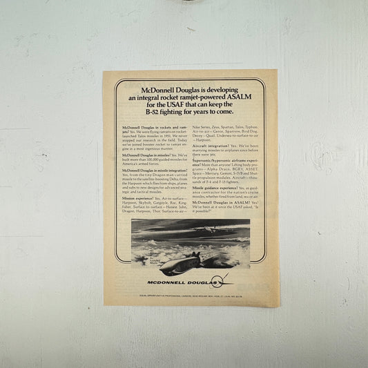 Ramjet Cruise Missile ASALM