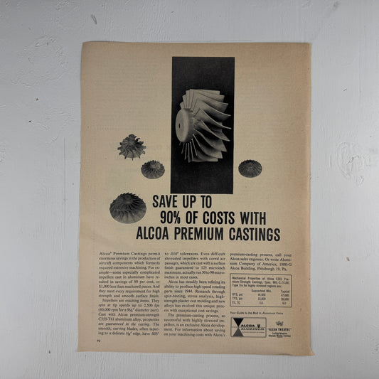 Alcoa Castings Save 90%