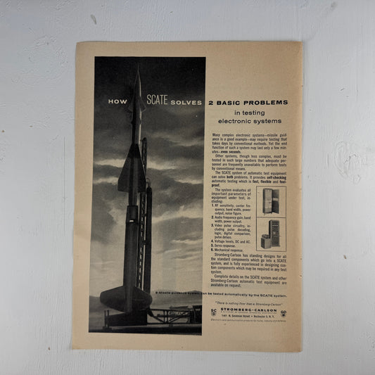 Stromberg-Carlson Missile Electronics Testing