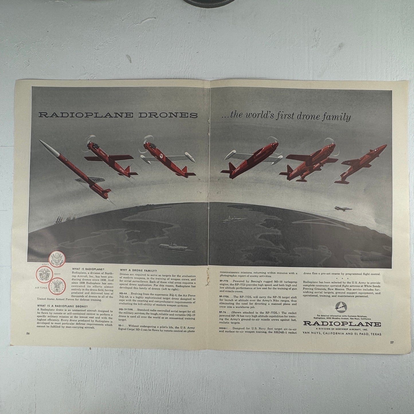 Radioplane Drone Family