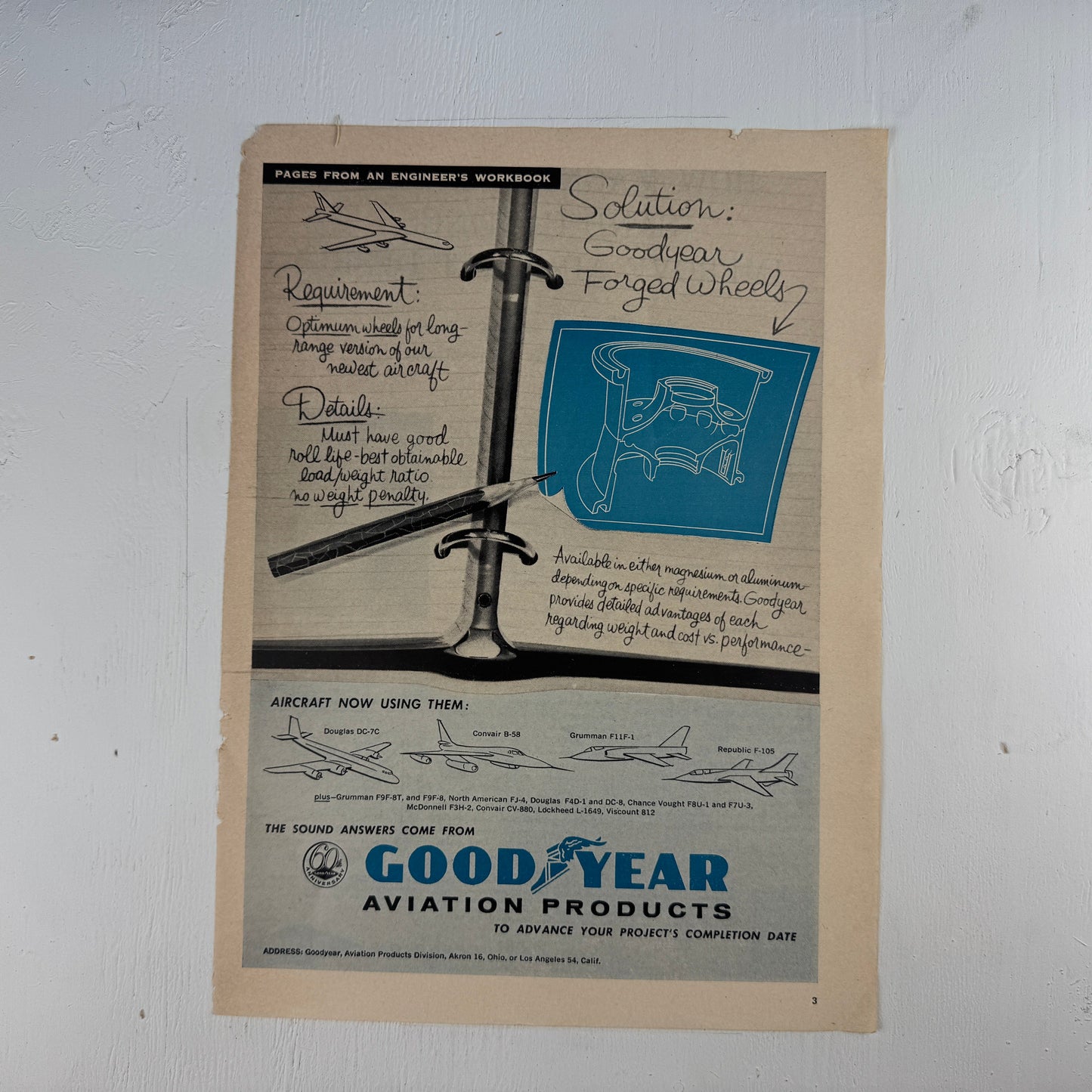 Goodyear Aviation 1950's Solutions