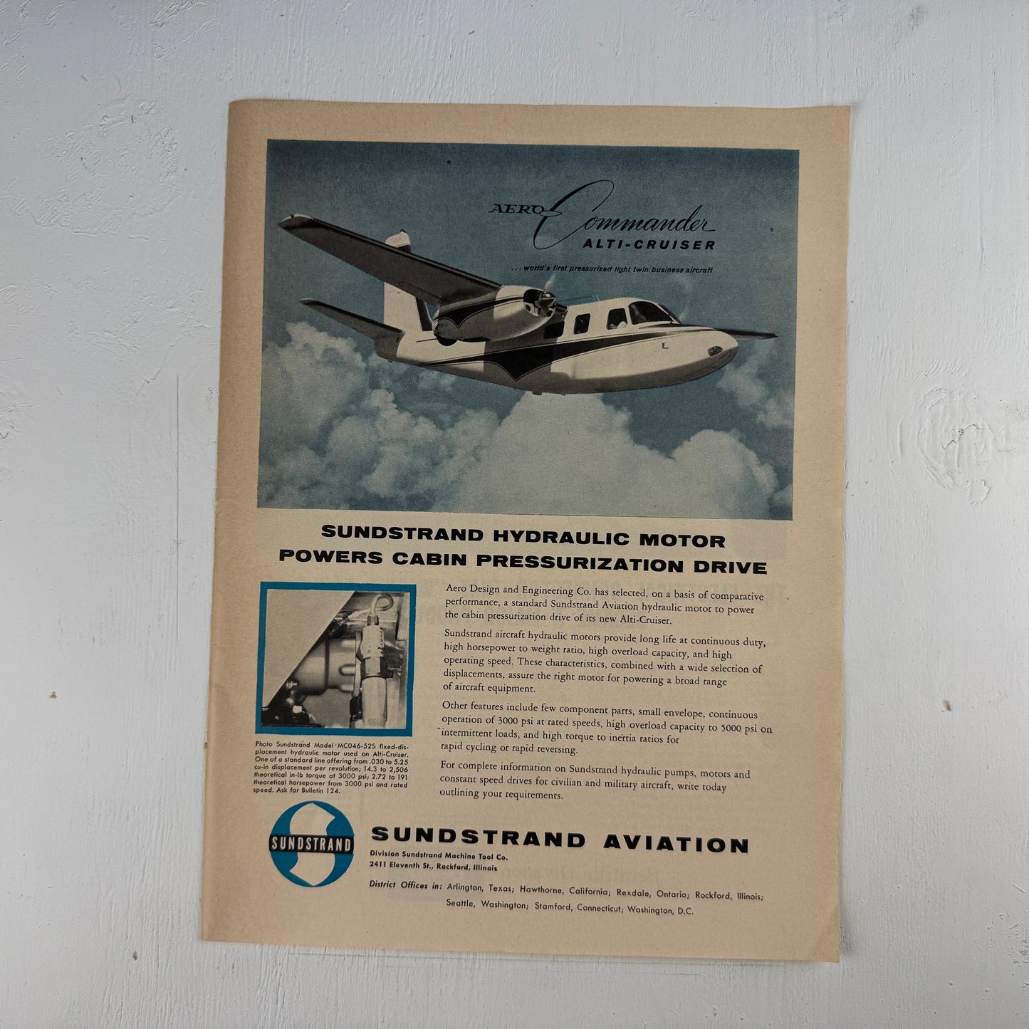 Aero Commander Cabin Pressurization