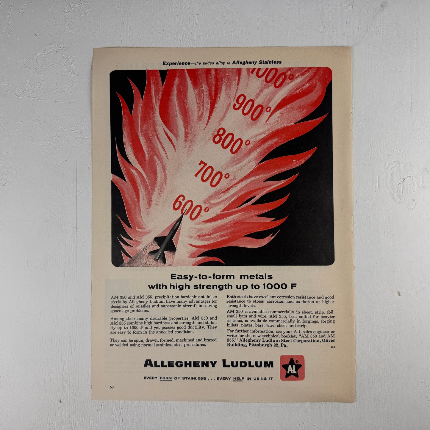 X-15 Allegheney Stainless Ad