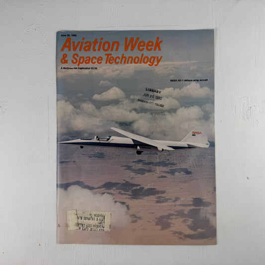 NASA AD-1 Oblique Wing Cover