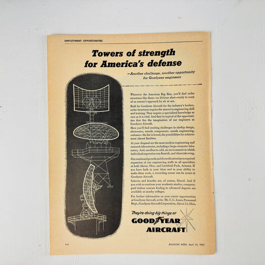 Towers of Strength for America's Defense - Goodyear