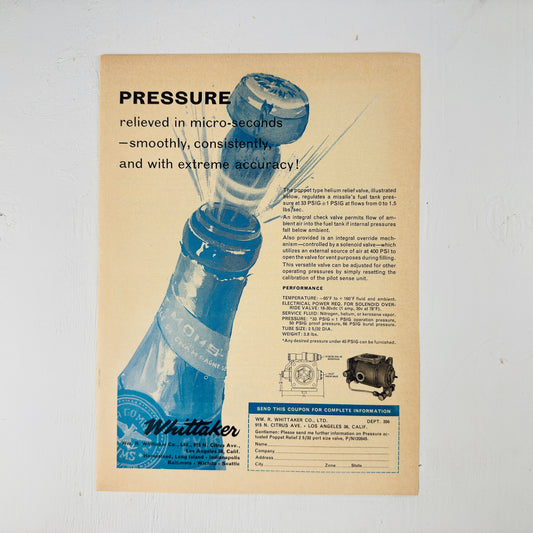 PRESSURE - Whittaker Relief Valves