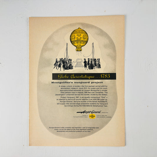 Aerojet General Montgolfier-Vanguard Ad