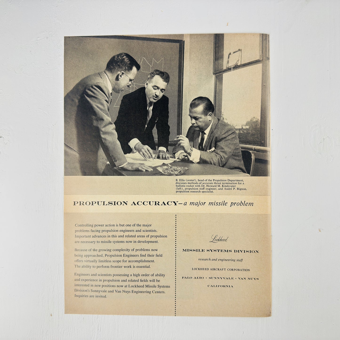 Lockheed Missile Systems Propulstion Accuracy