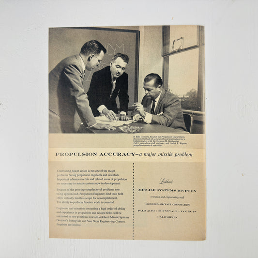 Lockheed Missile Systems Propulstion Accuracy