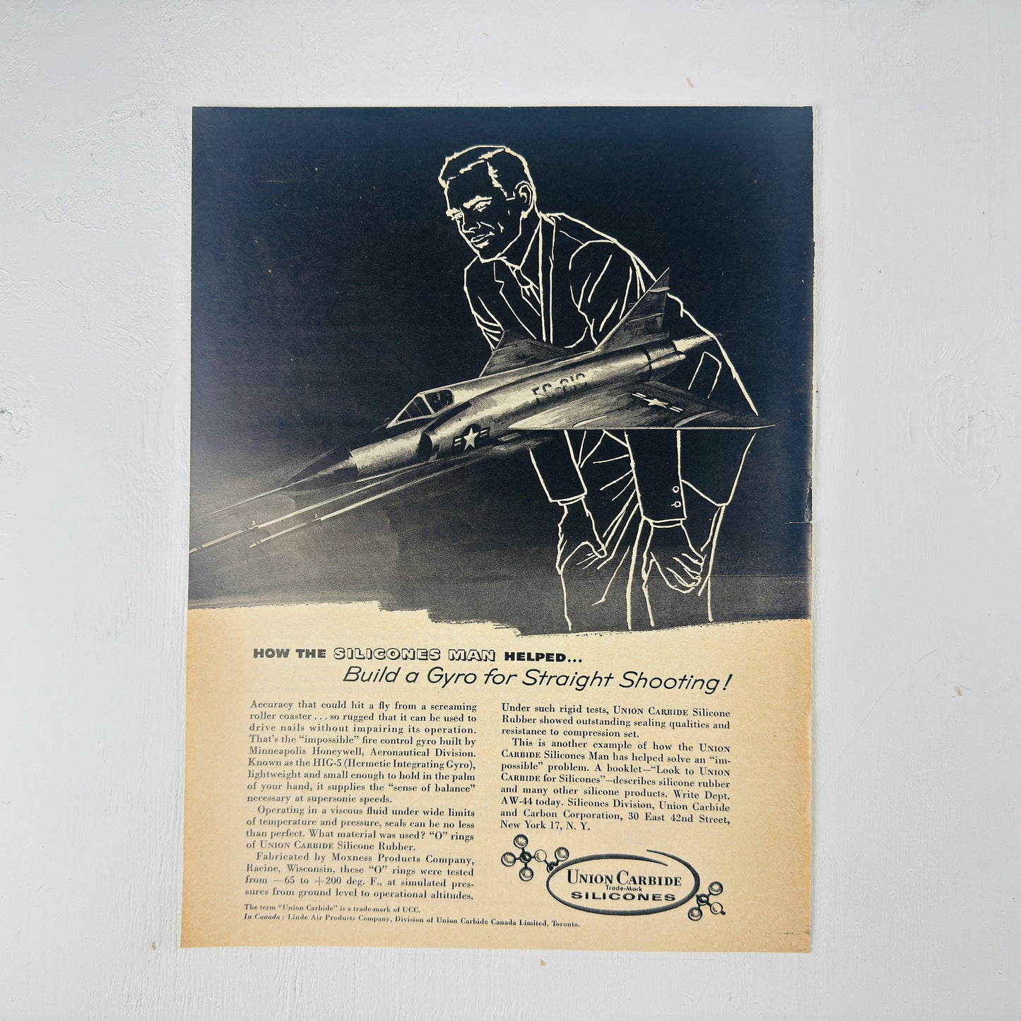 Silicones Man F-102 Ad