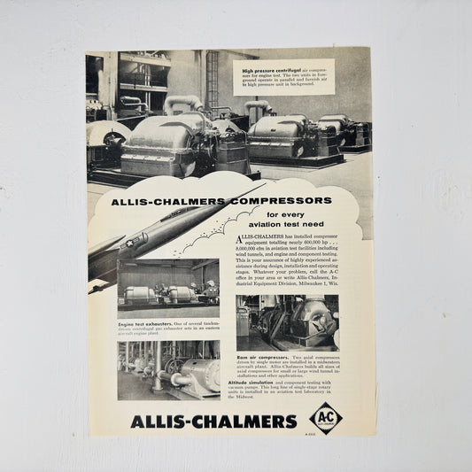 Allis-Chalmers Compressors Ad