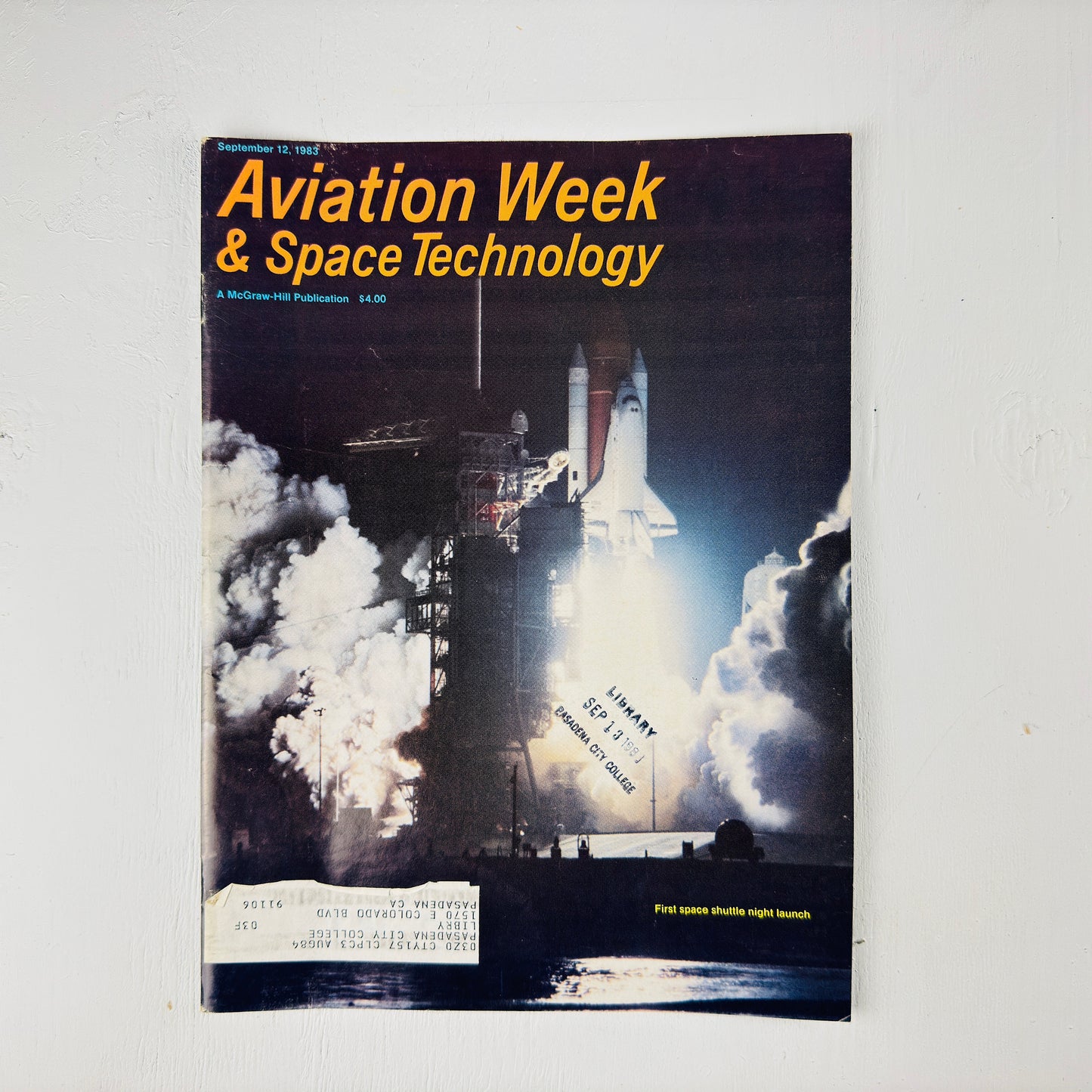 Space Shuttle First Night Launch Cover