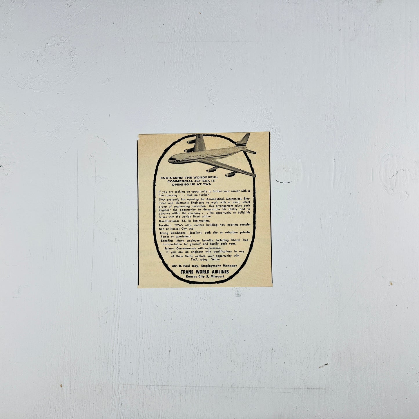 TWA Engineer Recruiting Ad