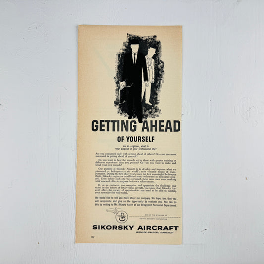 Sikorsky: Getting Ahead of Yourself