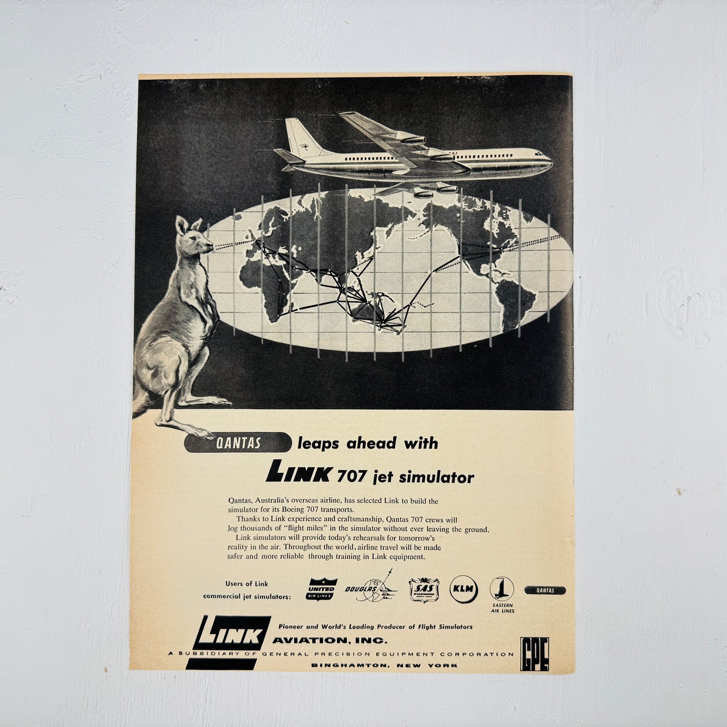 Quantas Boeing 707 Jet Simulator