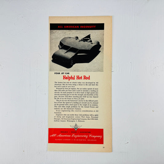 Helpful Hot Rod: All American Engineering Company