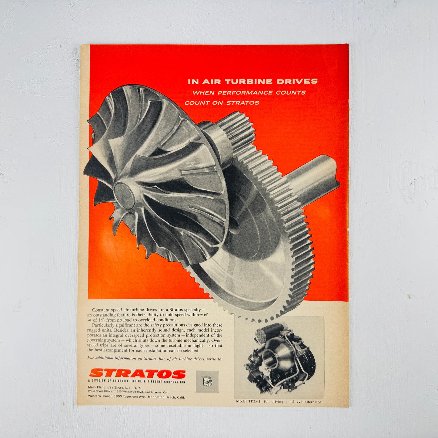 Stratos Air Turbine Drives