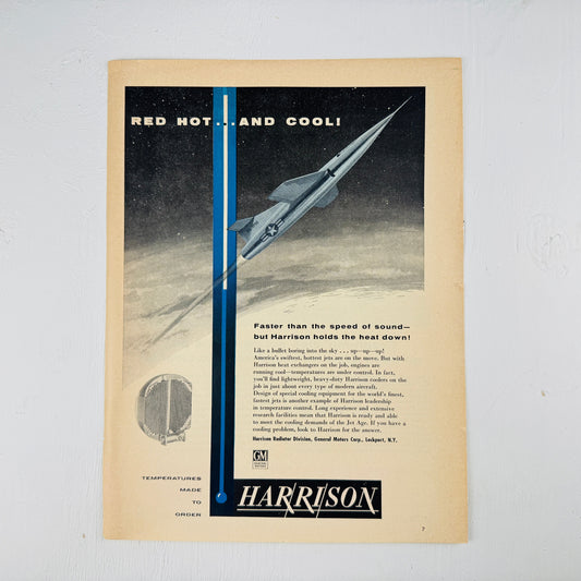 Harrison "Temperatures Made to Order"