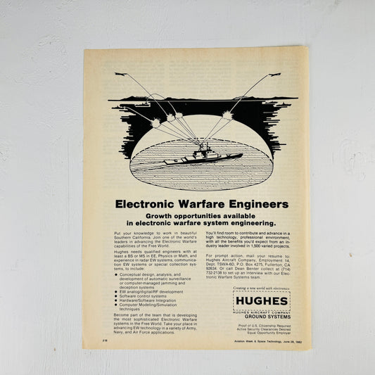 Hughes Electronic Warfere Recruiting