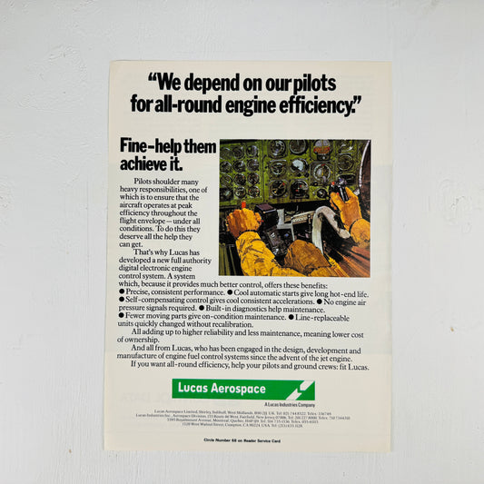 Lucas Aerospace FADEC