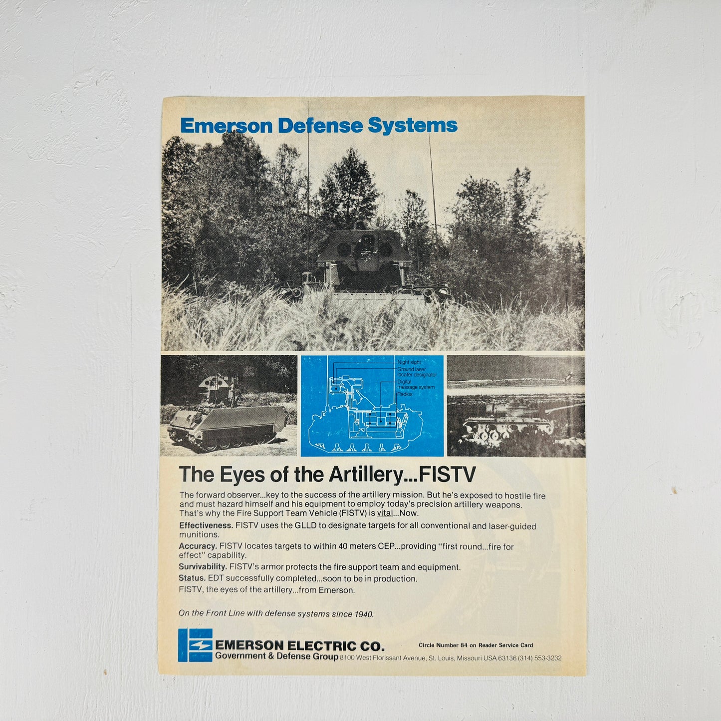 Emerson Defense Systems Artillery Designator