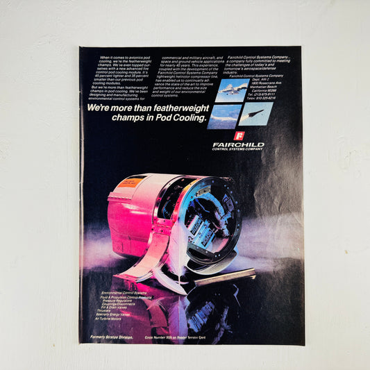 Fairchild Pod Cooling