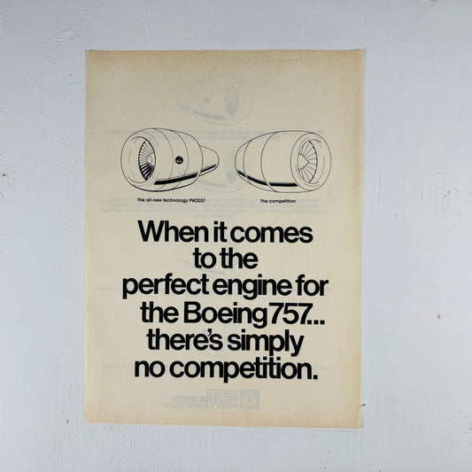 Pratt & Whitney: Perfect Engine for the Boeing 757