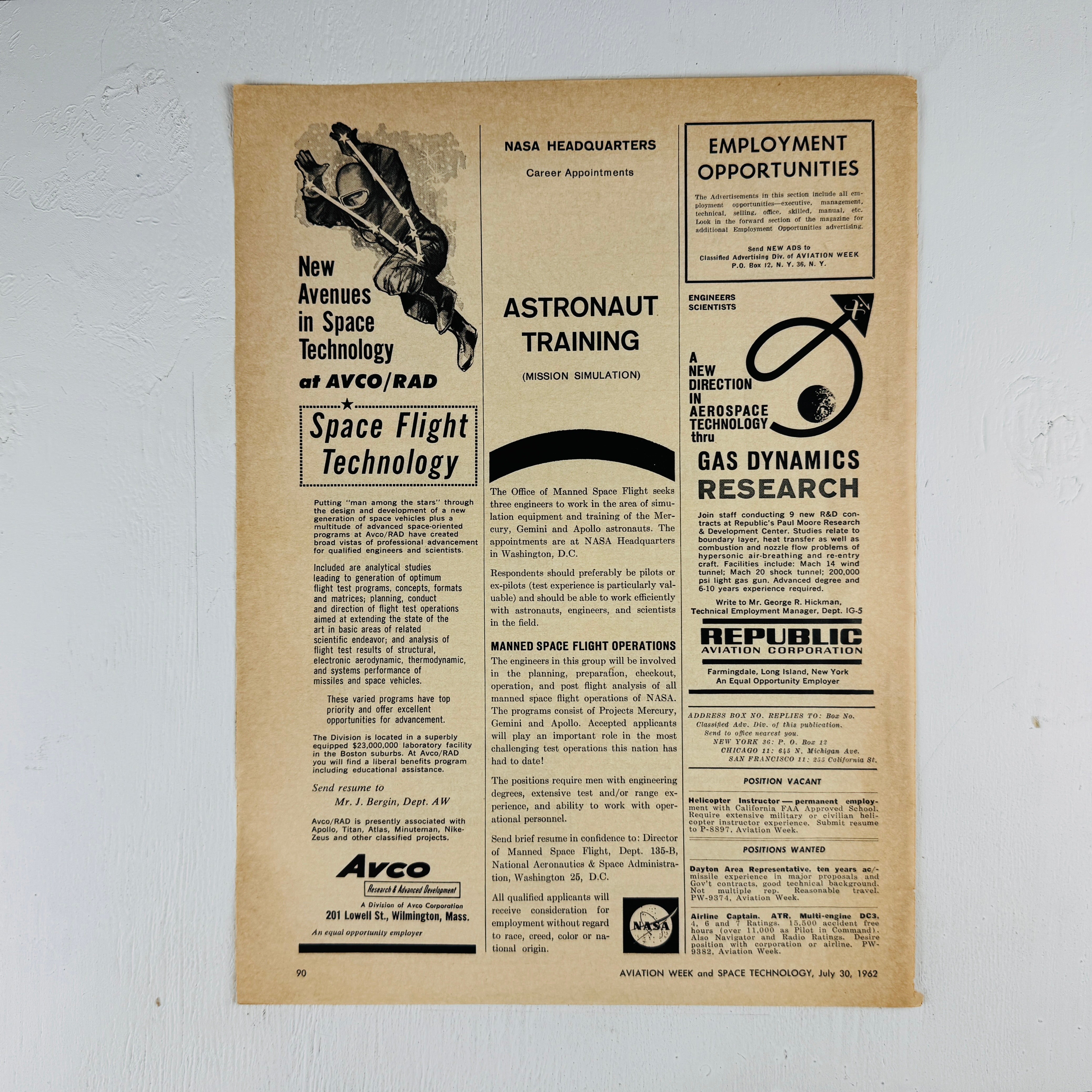 NASA Manned Space Flight Recruiting Ad – Afterburner Archive