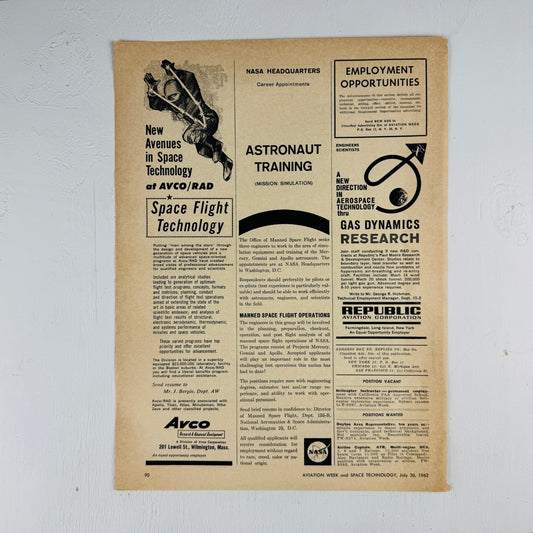 NASA Manned Space Flight Recruiting Ad