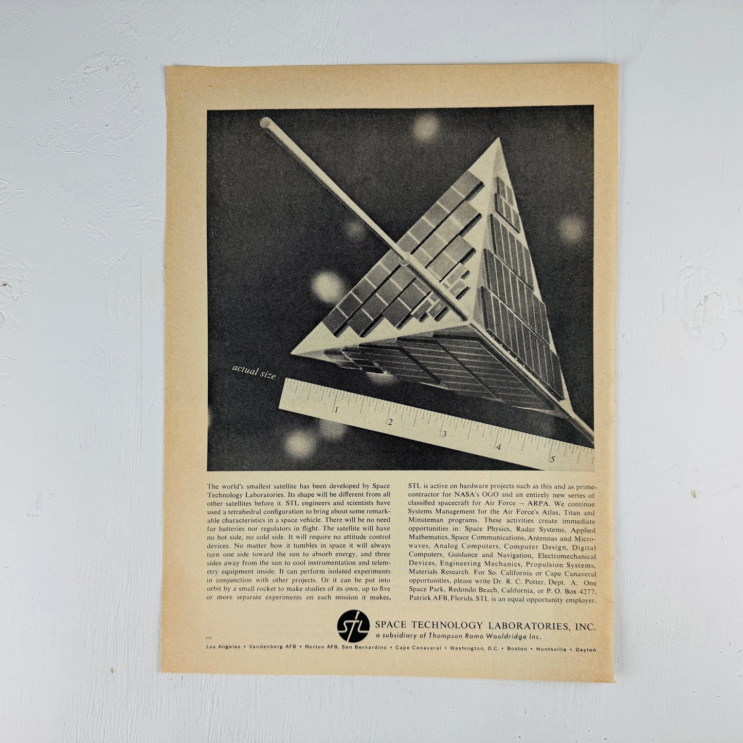 STL Smallest Satellite