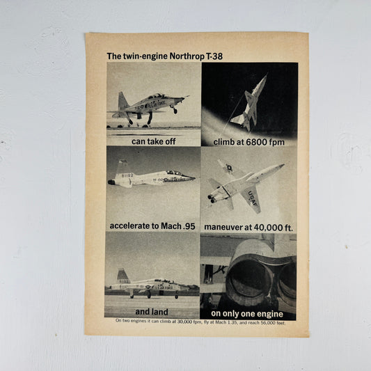 Northrop T-38 1960's Ad