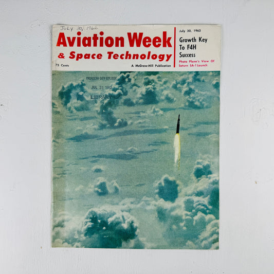 Saturn SA-1 Launch 1962 Cover