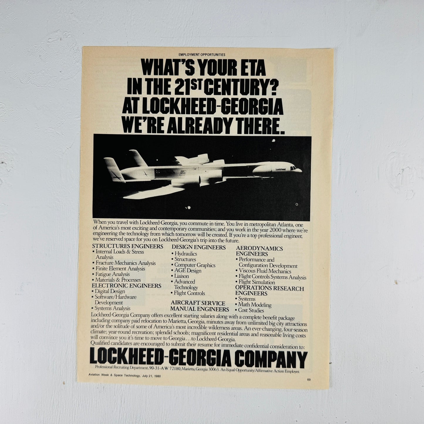 Lockheed Georgia: ETA in the 21st Century