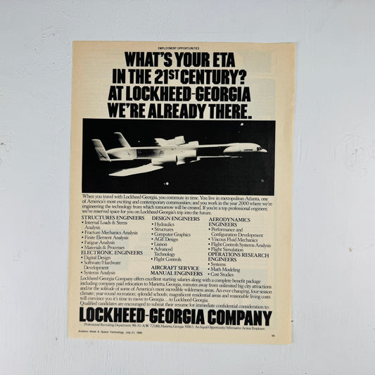 Lockheed Georgia: ETA in the 21st Century