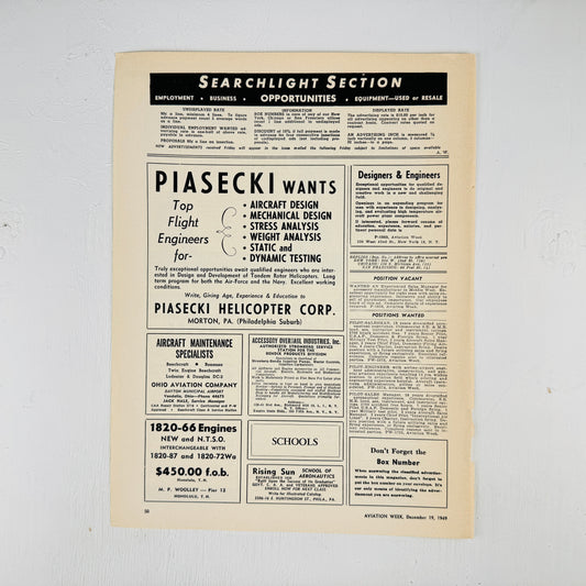 Searchlight Section 1949