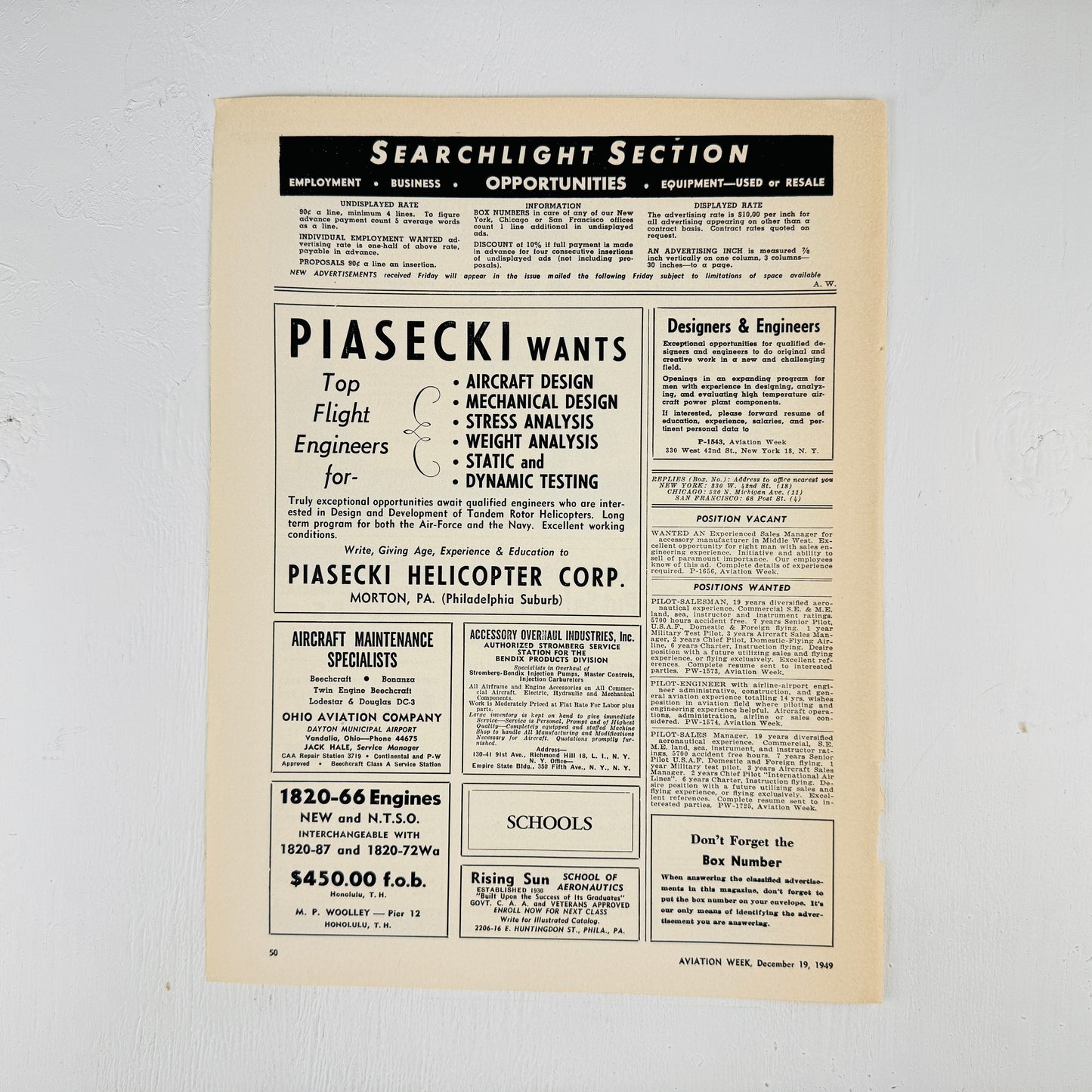 Searchlight Section 1949