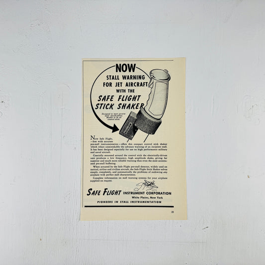 Safe Flight Stick Shaker