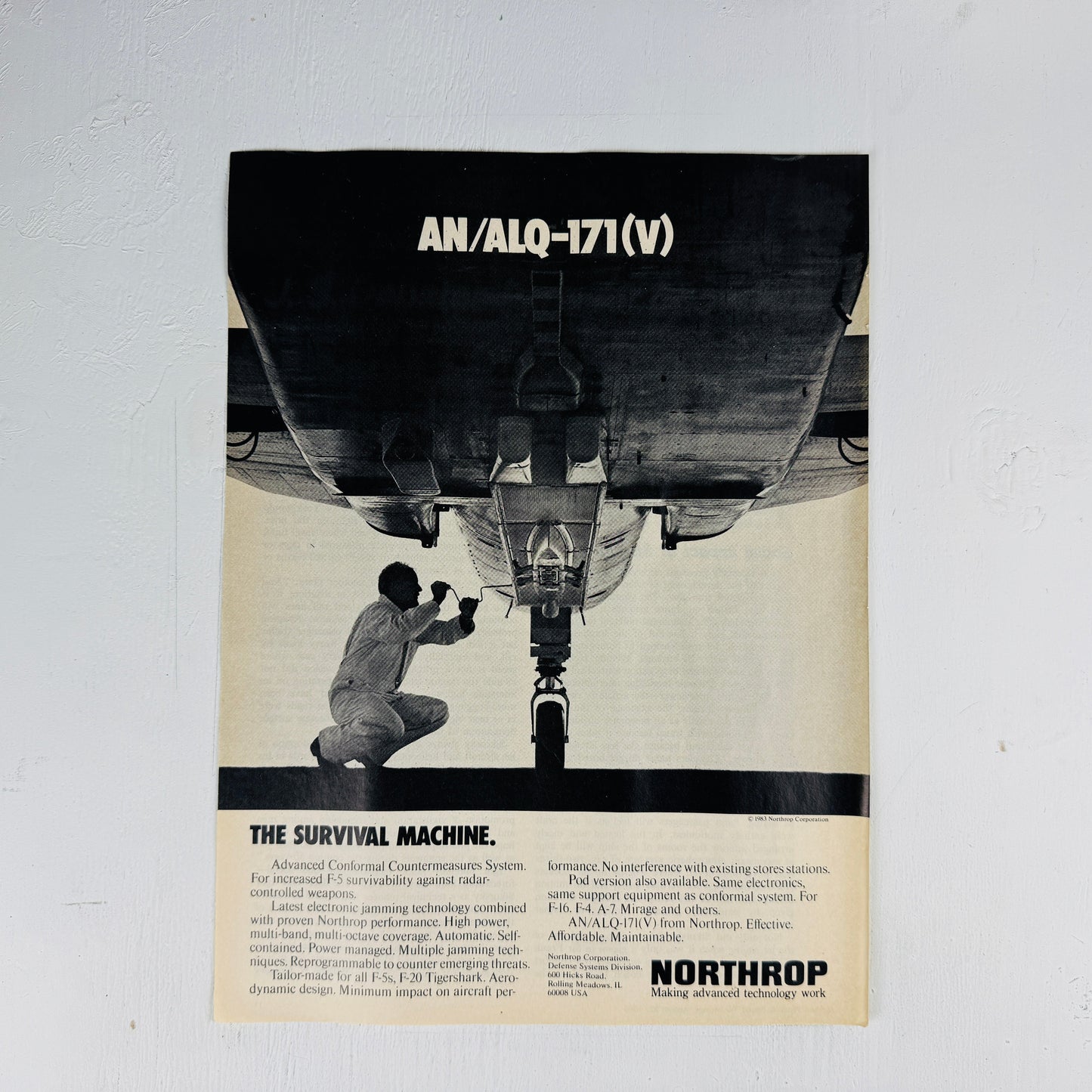 The Survival Machine. AN/ALQ-171(V) Northrop Radar Countermeasures.