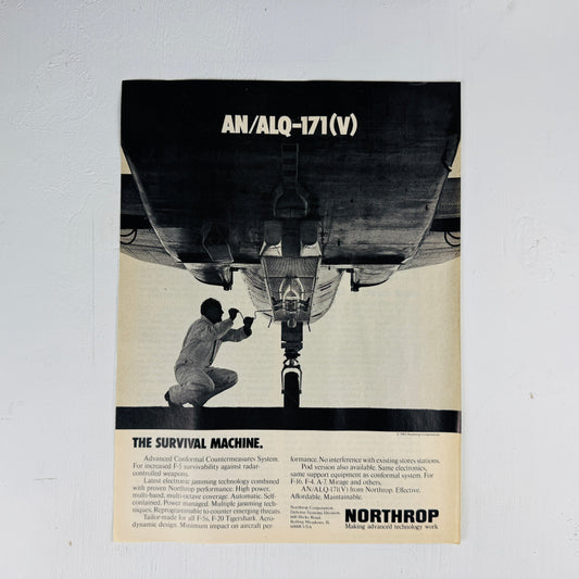 The Survival Machine. AN/ALQ-171(V) Northrop Radar Countermeasures.
