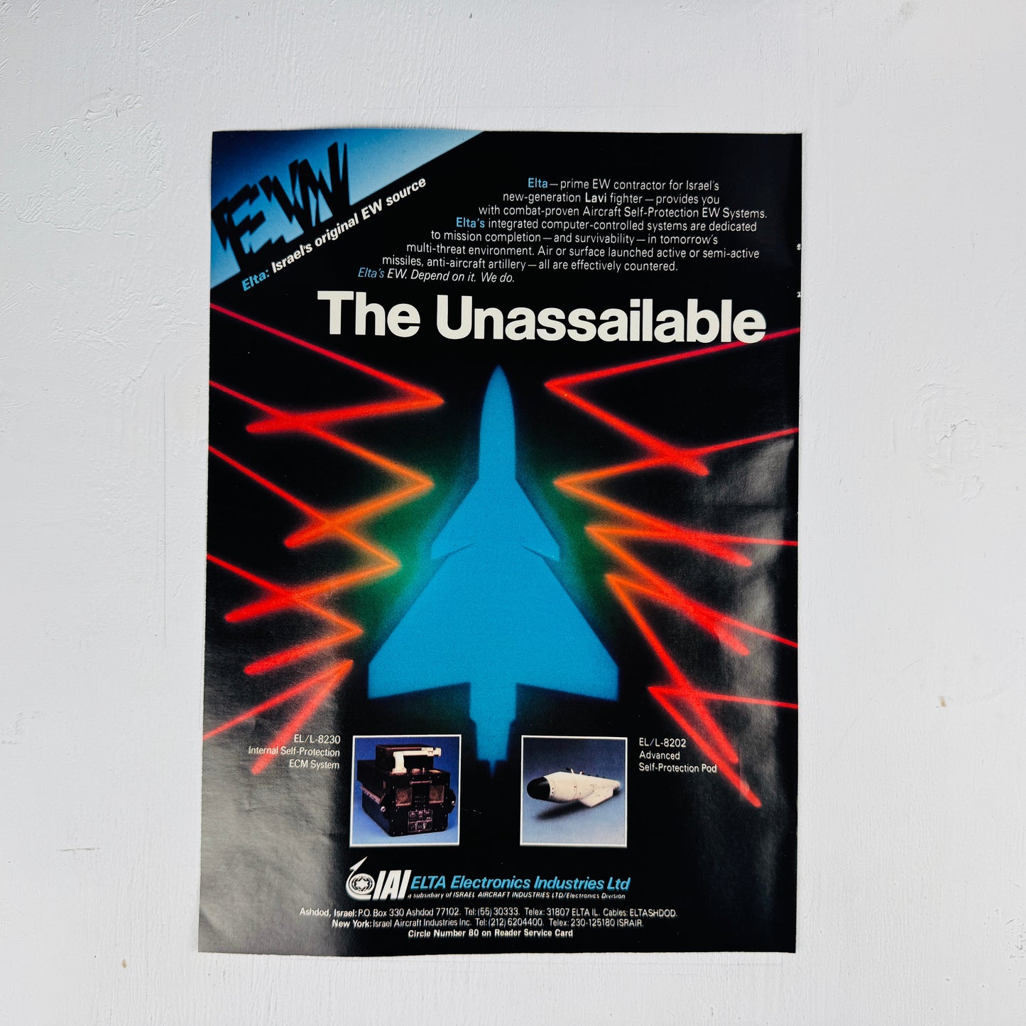 The Unassailable IAI Electronic Warfare