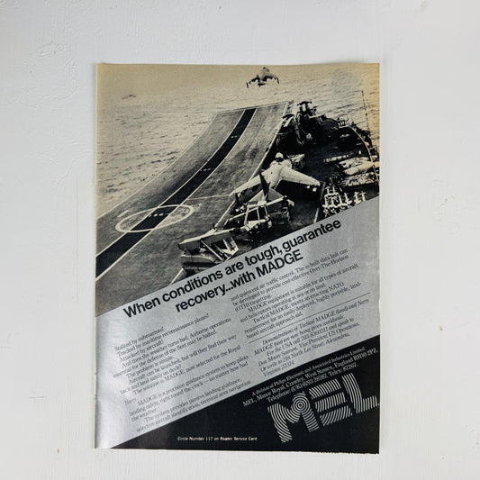 British Carrier Harrier MADGE EW