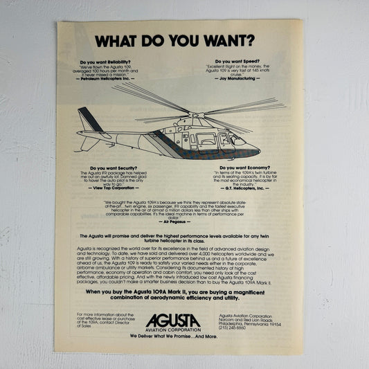 Augusta: What do you want?