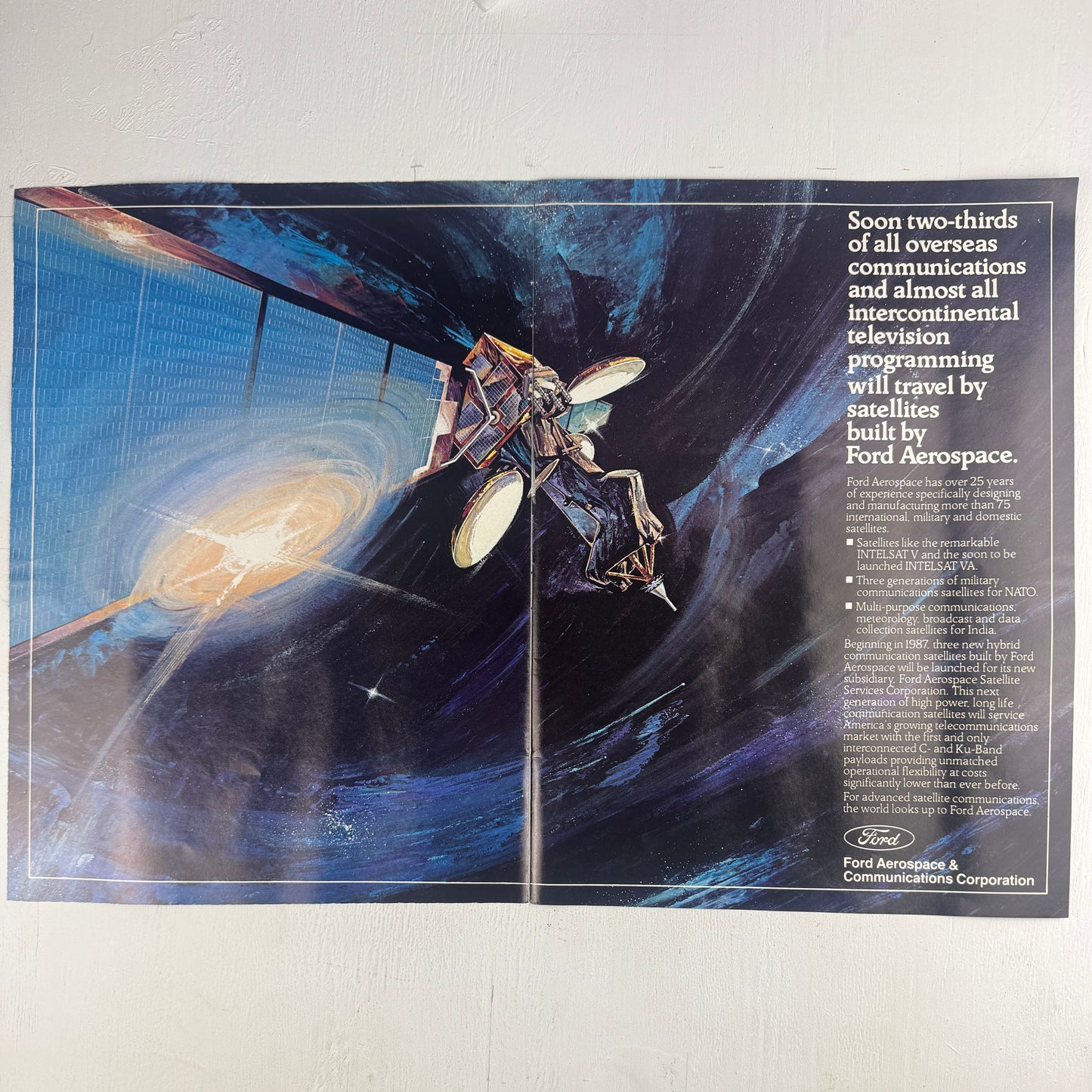Ford Aerospace Comm Sat - Unframed
